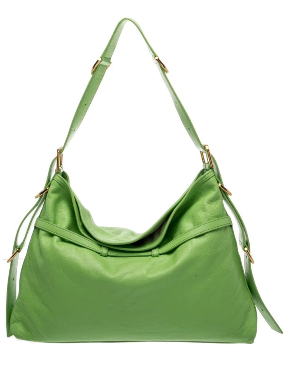 Givenchy Green Leather Voyou Bag Medium - Picture 4 of 5